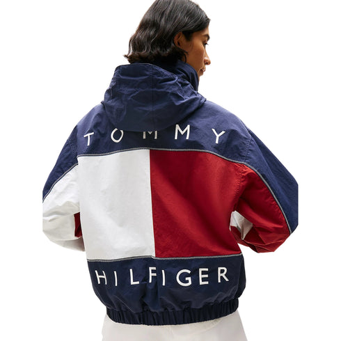 Tommy Hilfiger Giubbino Giacca Hilfiger Sailing reversibile Verde - Francavilla Moda