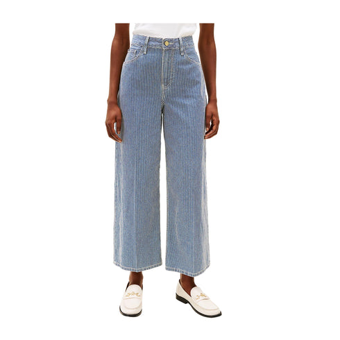 Tommy Hilfiger Jeans Jeans Donna cropped a righe 26 - Francavilla Moda