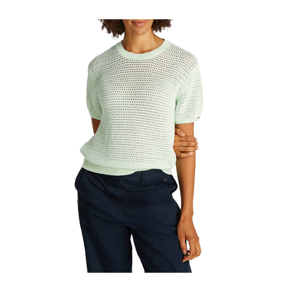 Tommy Hilfiger Maglia Maglia Donna Crochet mezza manica S - Francavilla Moda