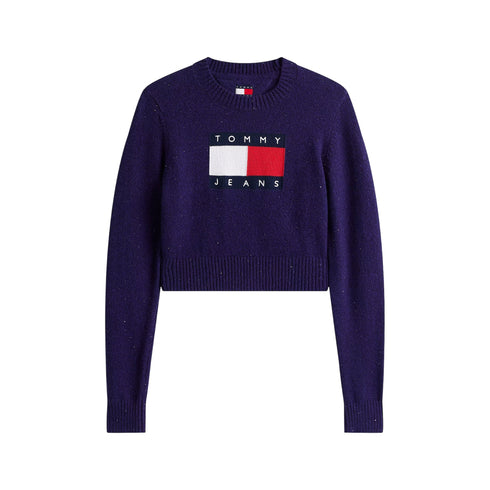 Tommy Hilfiger Pullover Maglia Donna Sparkle Flag S A25-TOMMY JEANSDW21690-VLY-S - Francavilla Moda
