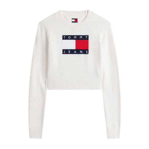 Tommy Hilfiger Pullover Maglia Donna Sparkle Flag S A25-TOMMY JEANSDW21690-YBH-S - Francavilla Moda