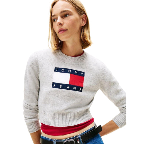 Tommy Hilfiger Pullover Maglia Donna Sparkle Flag S A25-TOMMY JEANSDW21690-P09-S - Francavilla Moda
