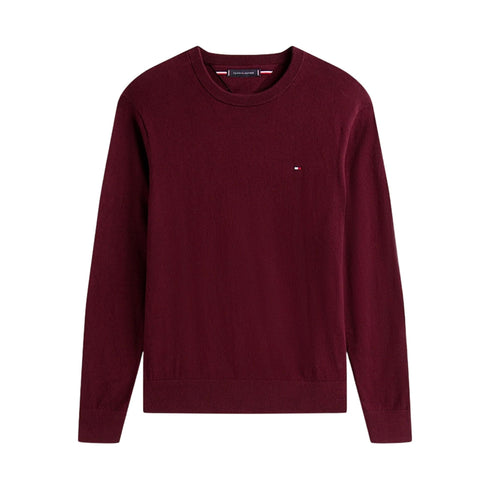 Tommy Hilfiger Felpa girocollo Maglia Uomo a girocollo in tinta unita Tommy Hilfiger S A25-TOMMY HILFIGERMW28046-XIH-S - Francavilla Moda