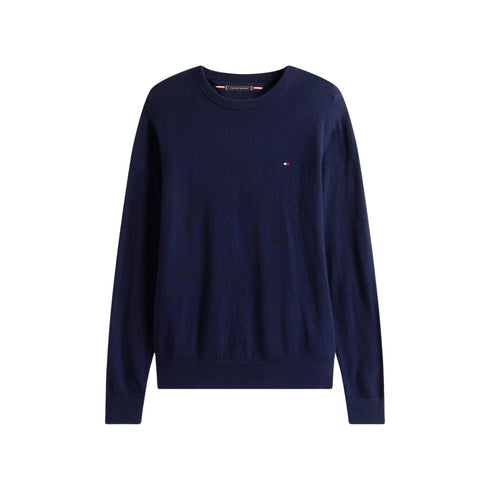 Tommy Hilfiger Felpa girocollo Maglia Uomo a girocollo in tinta unita Tommy Hilfiger S A25-TOMMY HILFIGERMW28046-DW5-S - Francavilla Moda