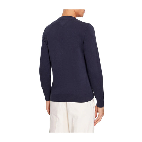 Tommy Hilfiger Maglia Maglia Uomo basic in cotone Blu - Francavilla Moda