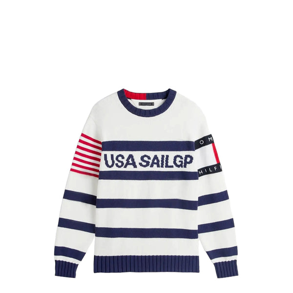 Tommy Hilfiger Maglia Maglione girocollo Uomo USA SailGP S - Francavilla Moda