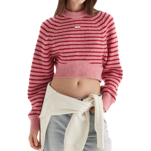 Tommy Hilfiger Maglia Maglione Tommy Hilfiger Jeans TJW CROP BADGE SWEAT S - Francavilla Moda