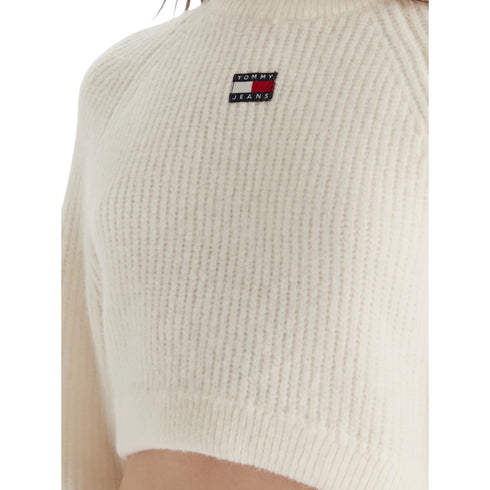 Tommy Hilfiger Maglia Maglione Tommy Hilfiger Jeans TJW CROP BADGE SWEAT S A25-TOMMY JEANSDW21677-YBH-S - Francavilla Moda