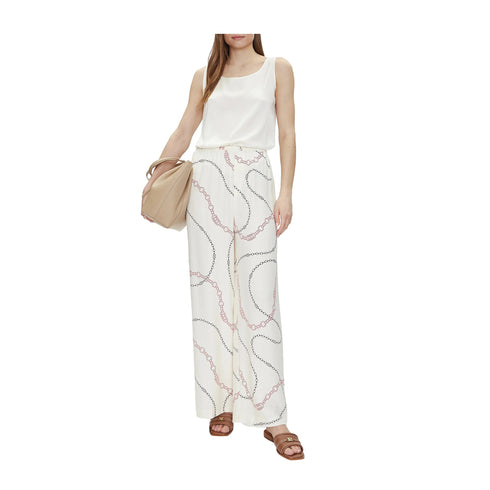 Tommy Hilfiger Pantaloni Pantalone Donna in viscosa fantasia 34 - Francavilla Moda