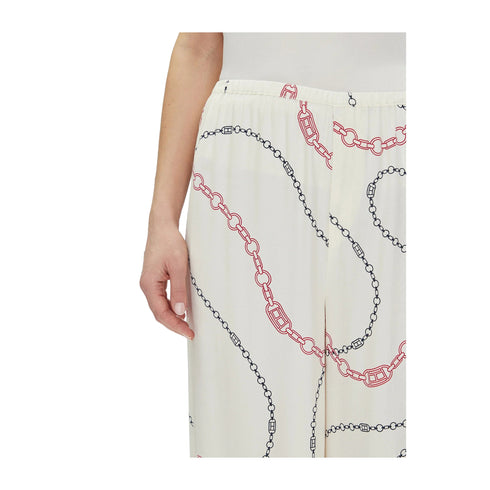 Tommy Hilfiger Pantaloni Pantalone Donna in viscosa fantasia 34 - Francavilla Moda