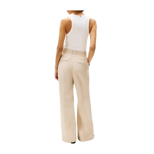 Tommy Hilfiger Pantaloni Pantalone Donna Linen Mix Straight 36 - Francavilla Moda