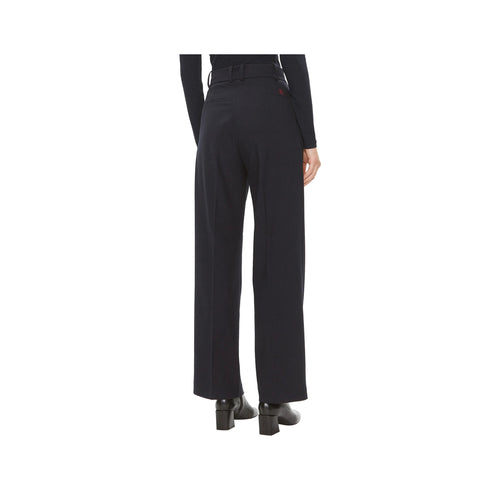 Tommy Hilfiger Pantaloni Pantalone Donna Relaxed Stright Blu - Francavilla Moda