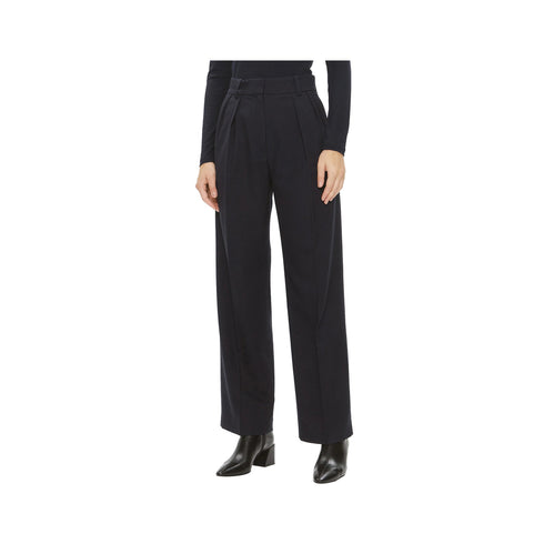 Tommy Hilfiger Pantaloni Pantalone Donna Relaxed Stright Blu - Francavilla Moda