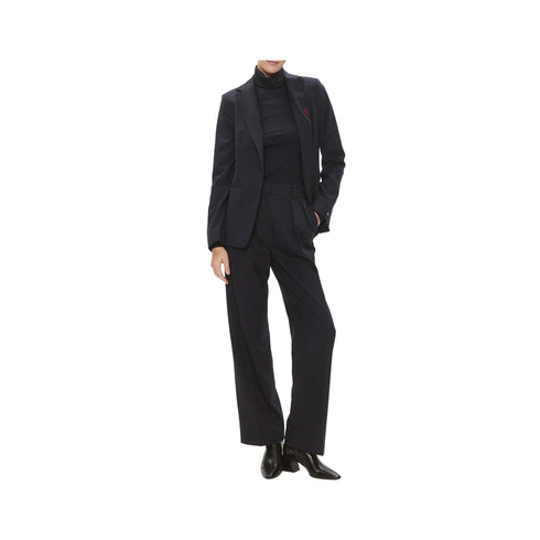 Tommy Hilfiger Pantaloni Pantalone Donna Relaxed Stright Blu - Francavilla Moda