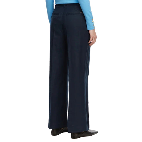 Tommy Hilfiger Pantalone Pantalone Donna Wide leg tinta unita 34 P26-TOMMY HILFIGERWW48884-YCF-34 - Francavilla Moda