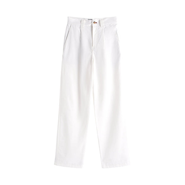Tommy Hilfiger Pantaloni Pantaloni chino Sailing regular fit Ecru - Francavilla Moda