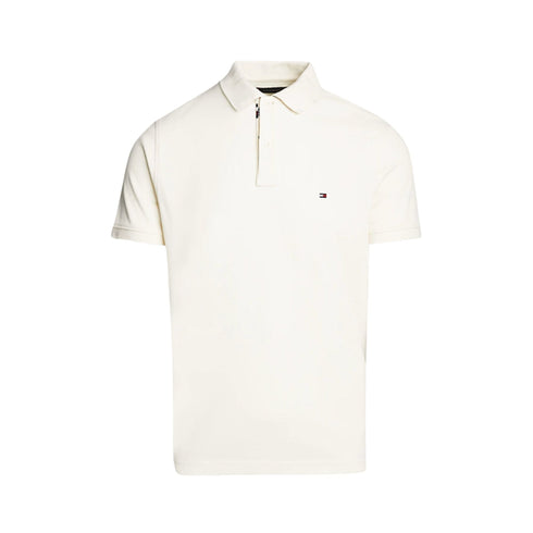 TOMMY HILFIGER Polo Polo Uomo con dettagli decorativi Panna - Francavilla Moda
