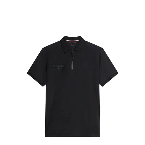 Tommy Hilfiger Polo Polo Uomo con zip 1/4 e stampa sur ton S - Francavilla Moda