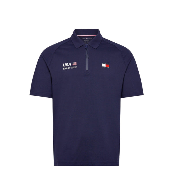 Tommy Hilfiger Polo Polo Uomo con zip a 1/4 S - Francavilla Moda