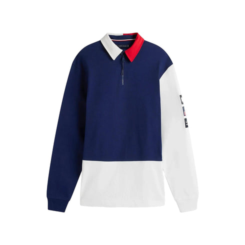 Tommy Hilfiger Polo Polo Uomo manica lunga color block S - Francavilla Moda