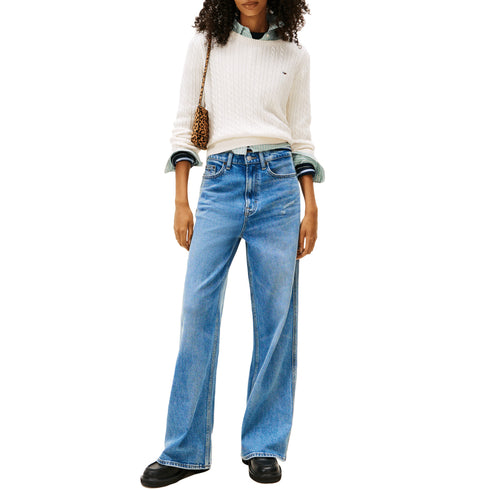 Tommy Hilfiger Pullover Pullover a trecce essential XS A25-TOMMY JEANSDW22165-YBH-XS - Francavilla Moda