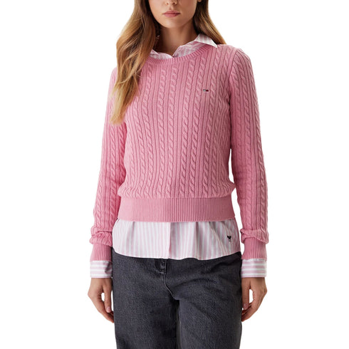 Tommy Hilfiger Pullover Pullover a trecce essential XS A25-TOMMY JEANSDW22165-THC-XS - Francavilla Moda