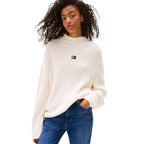 Tommy Hilfiger Pullover Pullover relaxed fit con distintivo Tommy XS A25-TOMMY JEANSDW21676-YBH-XS - Francavilla Moda