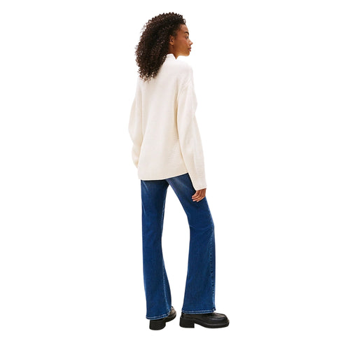 Tommy Hilfiger Pullover Pullover relaxed fit con distintivo Tommy XS A25-TOMMY JEANSDW21676-YBH-XS - Francavilla Moda