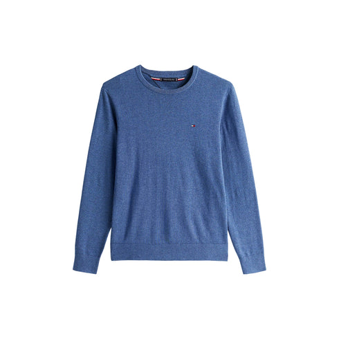 Tommy Hilfiger Pullover Pullover uomo con bandierina ricamata XXL P26-TOMMY HILFIGERMW39999-DVI-XXL - Francavilla Moda