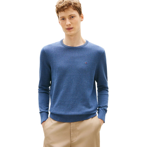 Tommy Hilfiger Pullover Pullover uomo con bandierina ricamata XXL P26-TOMMY HILFIGERMW39999-DVI-XXL - Francavilla Moda