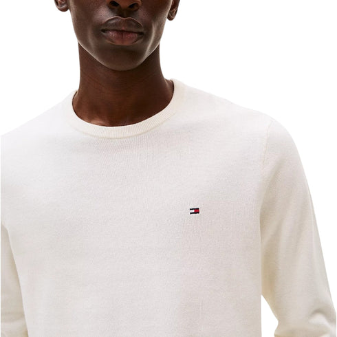 Tommy Hilfiger Pullover Pullover uomo con bandierina ricamata S P26-TOMMY HILFIGERMW39999-ZOO-S - Francavilla Moda