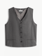 Tommy Hilfiger Gilet Smanicato relaxed fit con motivo gessato 34 - Francavilla Moda