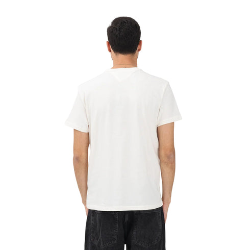 Tommy Hilfiger T-shirt mm T-shirt a manica corta da uomo con logo a timbro S P26-TOMMY JEANSDM22317-YBH-S - Francavilla Moda