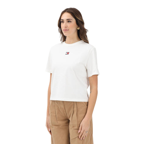 Tommy Hilfiger T-shirt mm T-shirt Donna BXY BADGE XS P26-TOMMY JEANSDW22202-YBL-XS - Francavilla Moda