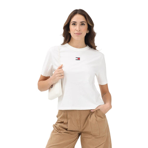 Tommy Hilfiger T-shirt mm T-shirt Donna BXY BADGE XS P26-TOMMY JEANSDW22202-YBL-XS - Francavilla Moda