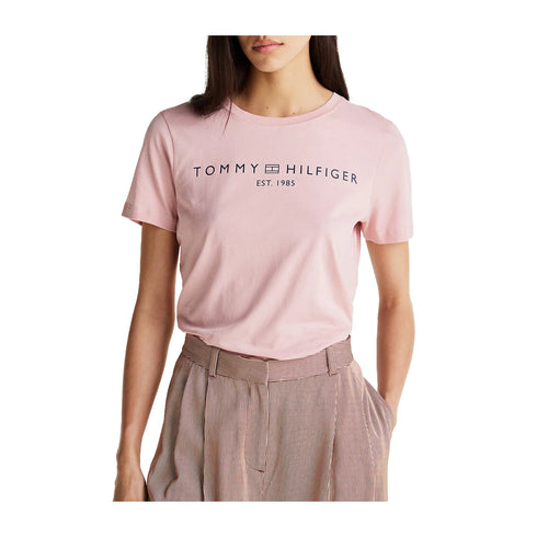 Tommy Hilfiger T-shirt T-shirt Donna con stampa logo XS P25 - TOMMY HILFIGERWW40276 - TQN - XS - Francavilla Moda