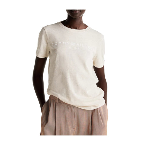 Tommy Hilfiger T-shirt T-shirt Donna con stampa logo XS - Francavilla Moda