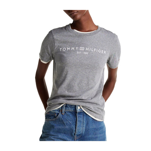 Tommy Hilfiger T-shirt T-shirt Donna con stampa logo XS P25 - TOMMY HILFIGERWW40276 - PKH - XS - Francavilla Moda