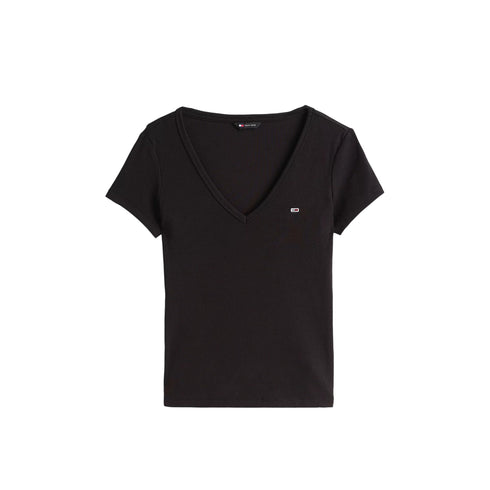 Tommy Hilfiger T-shirt T-shirt Donna Essential slim fit a V XXS - Francavilla Moda