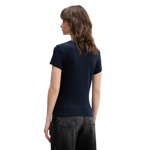 Tommy Hilfiger T-shirt mm T-shirt donna in cotone slim multi linear XS - Francavilla Moda