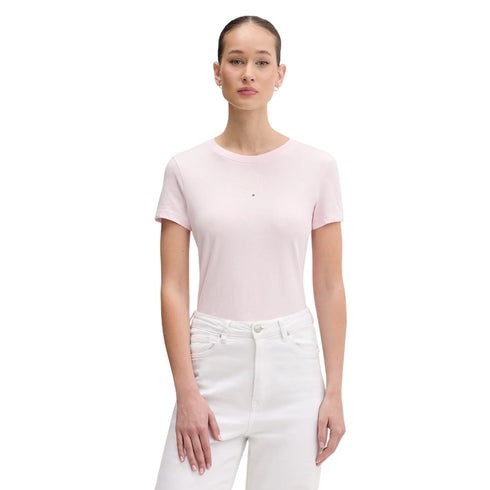 Tommy Hilfiger T-shirt mm T-shirt donna in cotone slim multi linear XS P26-TOMMY JEANSDW21841-TOG-XS - Francavilla Moda