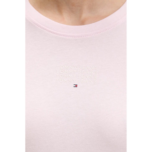 Tommy Hilfiger T-shirt mm T-shirt donna in cotone slim multi linear XS P26-TOMMY JEANSDW21841-TOG-XS - Francavilla Moda