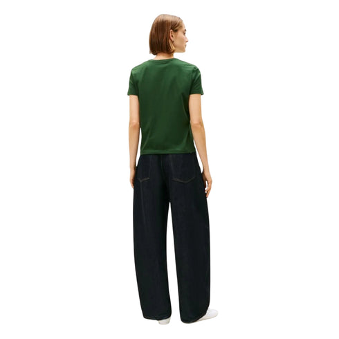 Tommy Hilfiger T-shirt mm T-shirt donna in jersey con logo ricamato XS P26-TOMMY HILFIGERWW47809-MBO-XS - Francavilla Moda