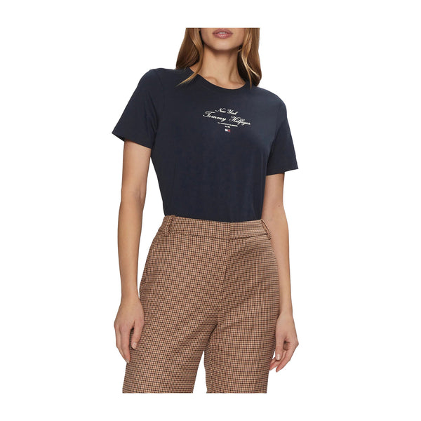 Tommy Hilfiger T-shirt T-shirt Donna Reg Script XS - Francavilla Moda