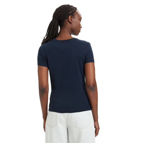 Tommy Hilfiger T-shirt T-shirt Donna Slim a girocollo XS A26-TOMMY JEANSDW0DW23479-C1G-XS - Francavilla Moda