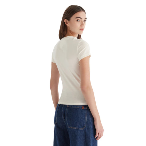 Tommy Hilfiger T-shirt T-shirt Donna slim Bling Linear XS A25-TOMMY JEANSDW21550-YBH-XS - Francavilla Moda