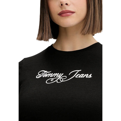 Tommy Hilfiger T-shirt mm T-shirt donna slim logo ricamato XS P26-TOMMY JEANSDW21838-YBL-XS - Francavilla Moda