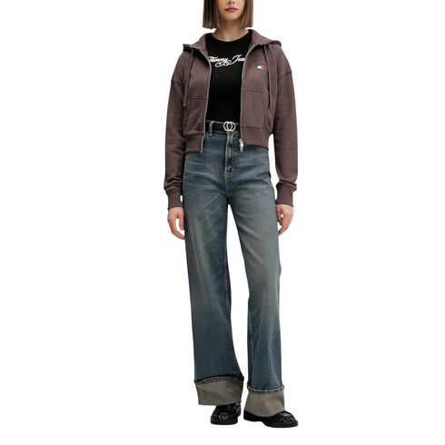 Tommy Hilfiger T-shirt mm T-shirt donna slim logo ricamato XS P26-TOMMY JEANSDW21838-YBL-XS - Francavilla Moda