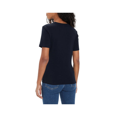 Tommy Hilfiger T-shirt T-shirt Donna slim mezze maniche Blu A24 - TOMMY HILFIGERWW40587 - DW5 - XS - Francavilla Moda