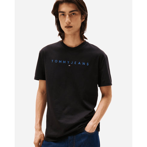 Tommy Hilfiger T-shirt T SHIRT TOMMY HILFIGER LINEAR LOGO S - Francavilla Moda